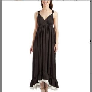 RYU Black backless maxi dress NEW WITH TAGS